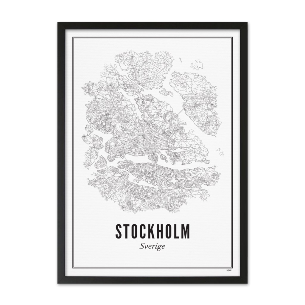 City - Stockholm 40x50