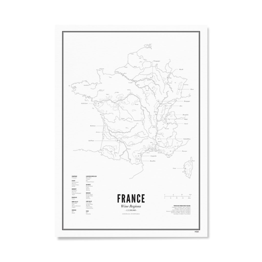Wine Region - France A3