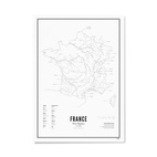 Wine Region - France 50x70