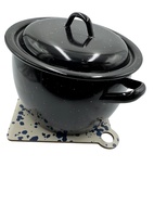 COMO Grytunderlägg Kvadrat Indigo Splash