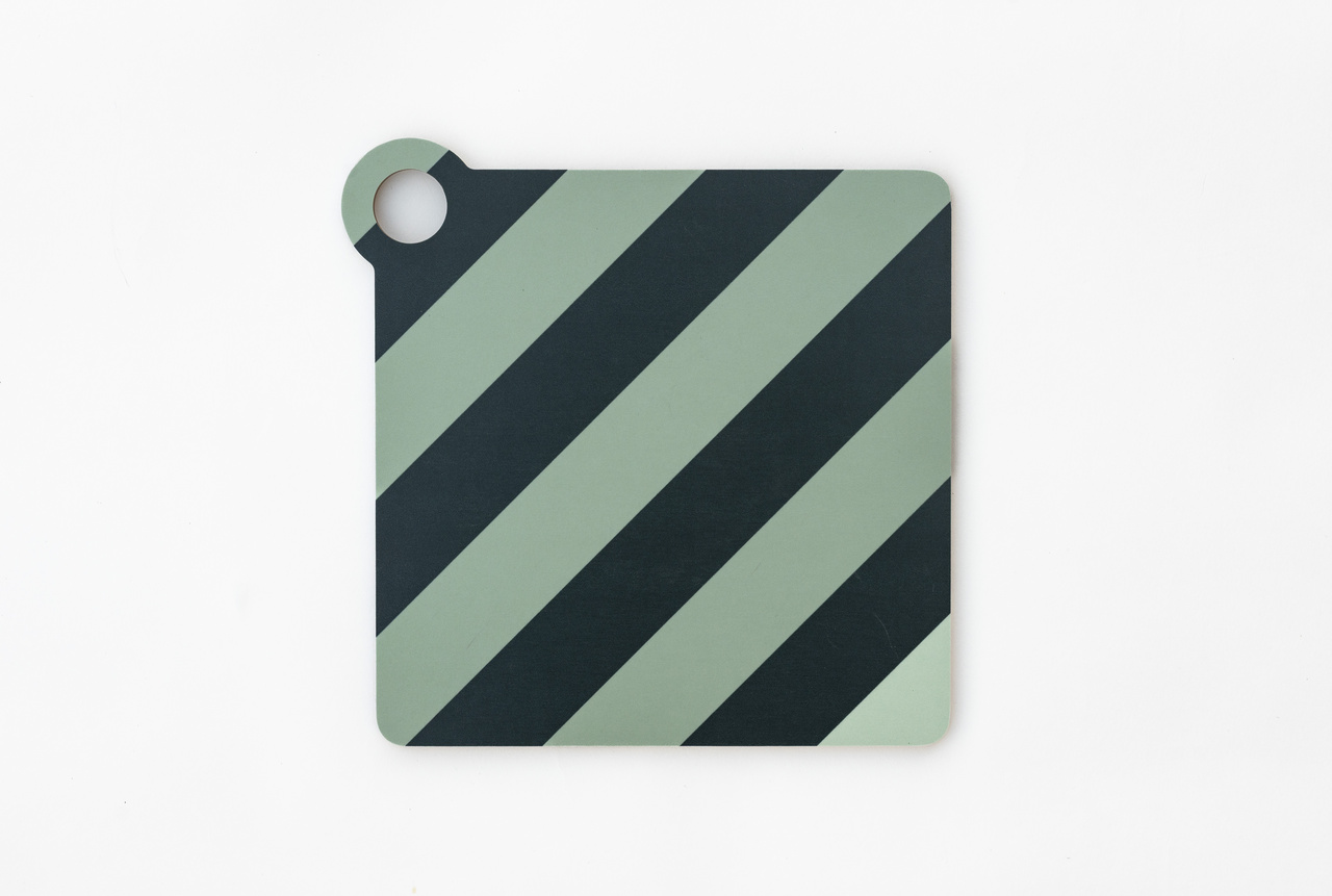 COMO Grytunderlägg Kvadrat Forest Stripe