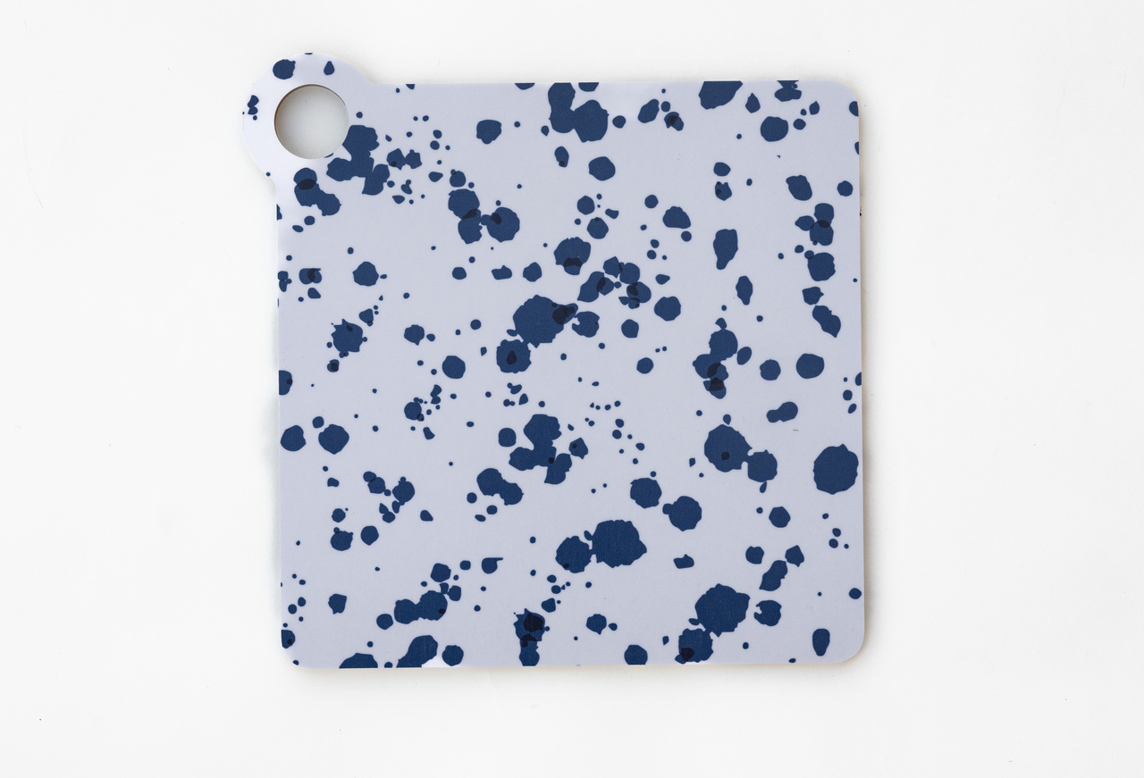 COMO Grytunderlägg Kvadrat Indigo Splash