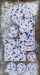 COMO Bricka 32x15 Indigo Splash