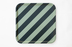 COMO Bricka 38x38 Forest Stripe