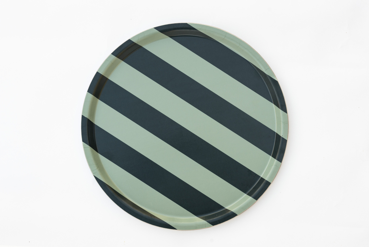 COMO Bricka Ø38 Forest Stripe
