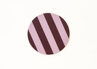 COMO Glasunderlägg Ø 9 Rosewood Stripe 4-pack
