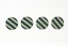 COMO Glasunderlägg Ø 9 Forest Stripe 4-pack
