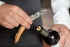 Premium Titan Double lever Corkskrew Wood
