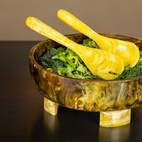 Salad servers | Pavone | Yellow sun