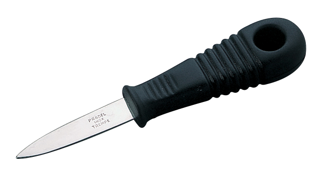 Ostronkniv med svart skaft