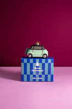 City Car Mint Green Ornament