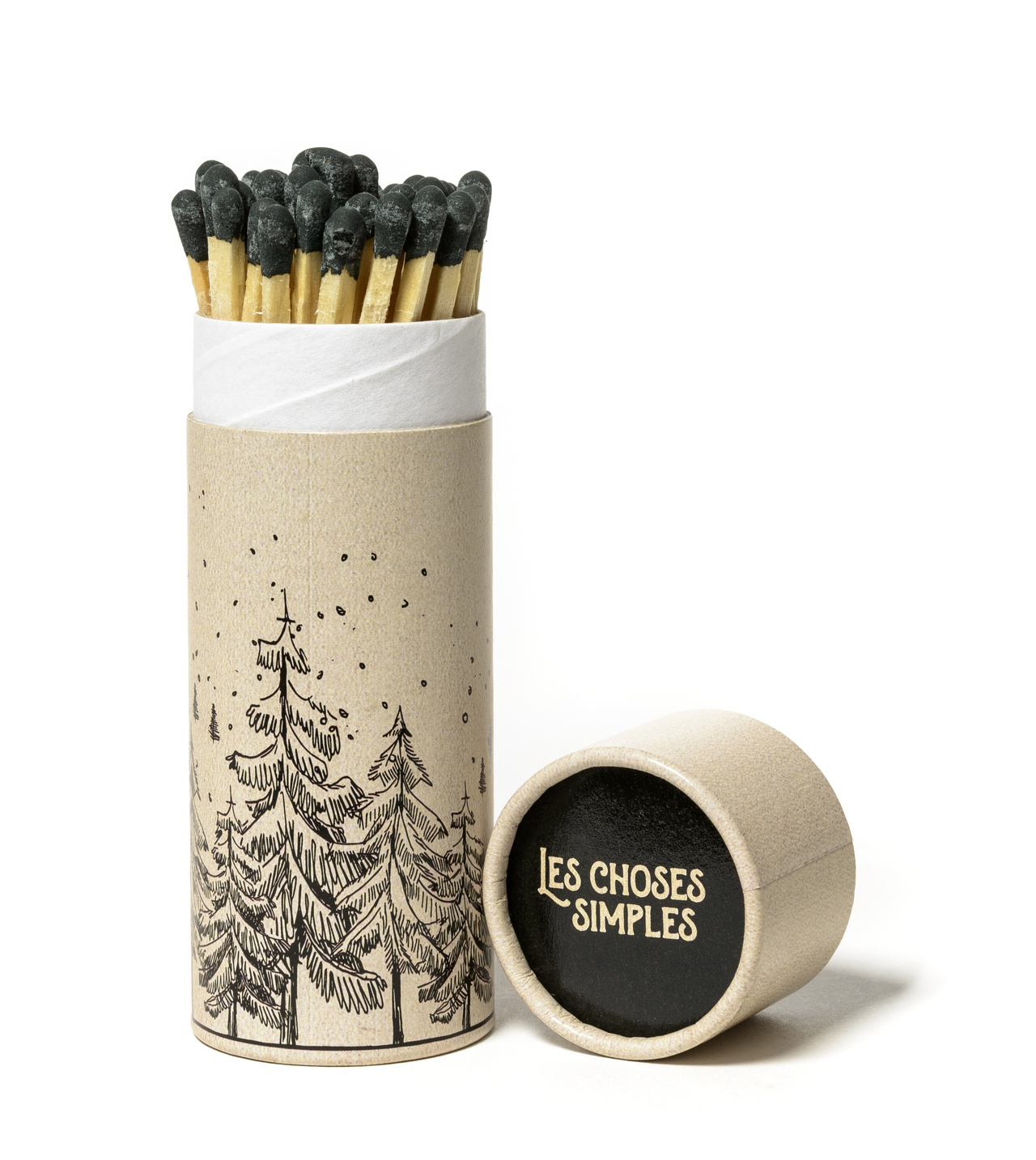 Round Luxury Matches "Christmas Tree"