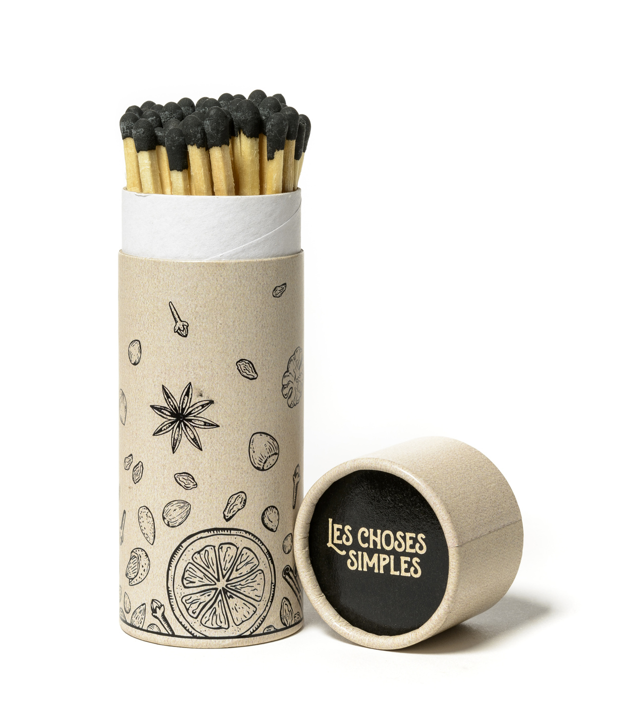 Round Luxury Matches "Winter Fruits"